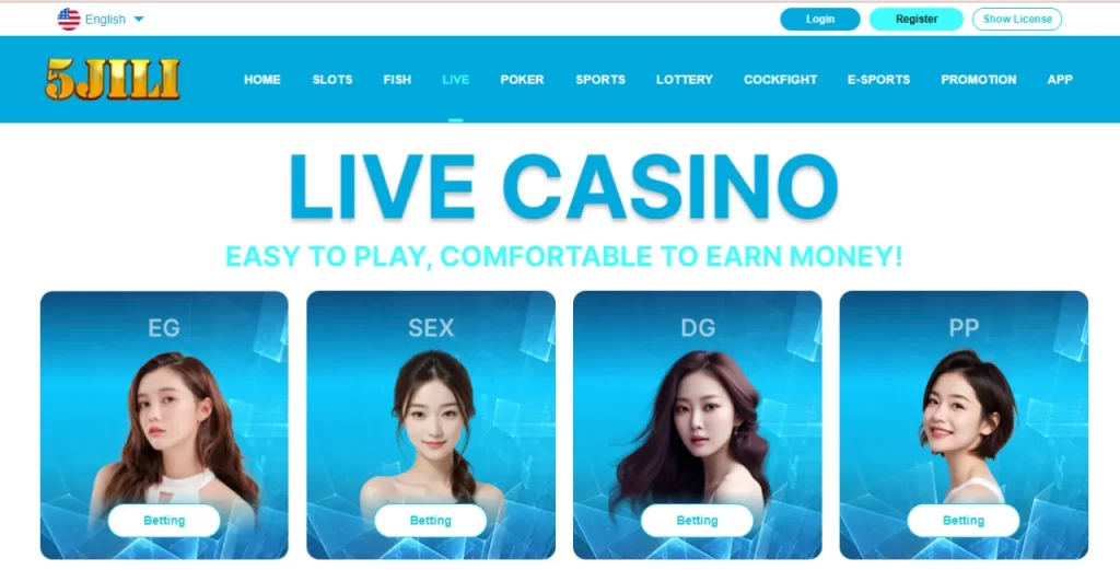 5JILI Online Casino – Favorite exclusive dealer in 2024